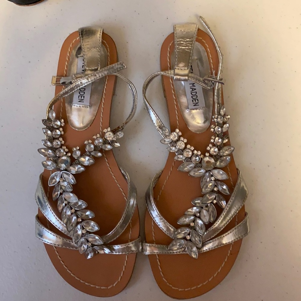 Steve Madden Bejeweled sandals